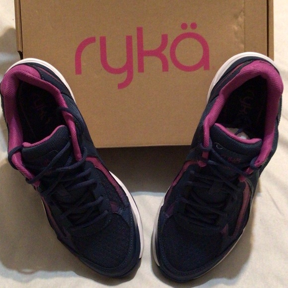 Ryka Women's Dark Blue and Magenta Athletic Shoes - Picture 5 of 5